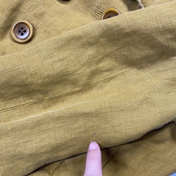 J. Crew Brown Linen Blazer Jacket Size 6 - Picture 8 of 8